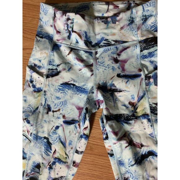 Lululemon  Speed Full Length Pull-On Leggings Pants Tie Dye  size 4 - Picture 2 of 6